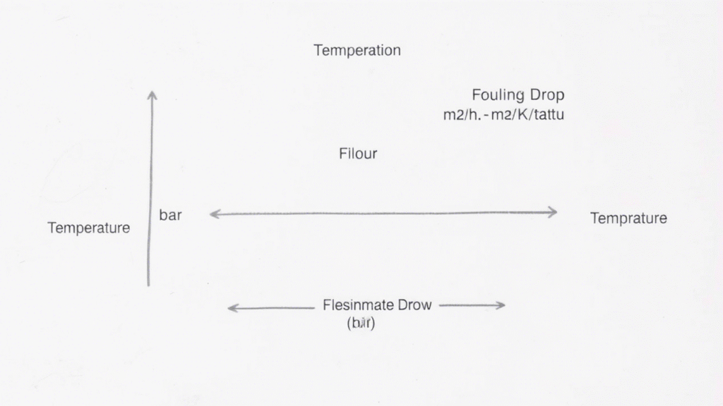 The Interplay of Design Pressure, Pressure Drop, and Fouling Factor
