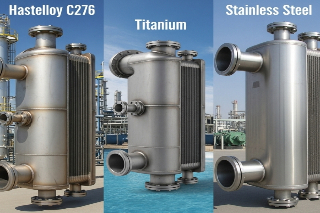 Hastelloy vs C276 and Titanium in Heat Exchangers