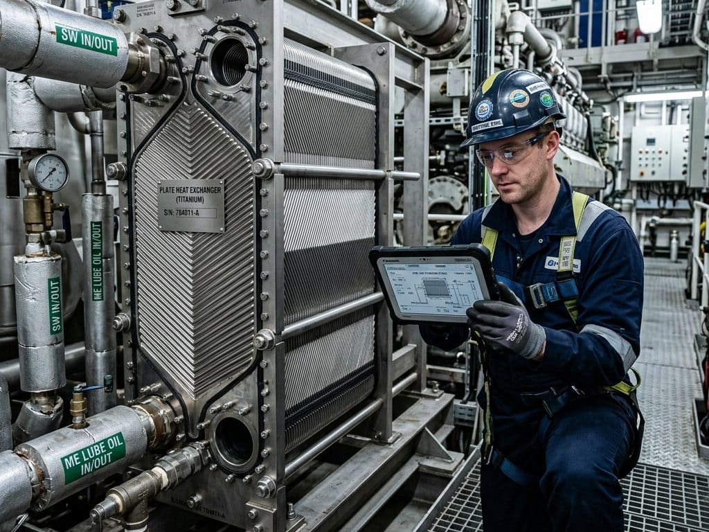 marine titanium heat exchanger