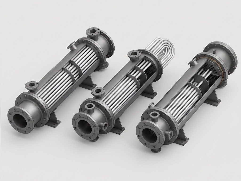 Heat exchanger tube materials in tubesheet