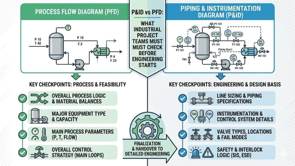 P&ID vs PFD